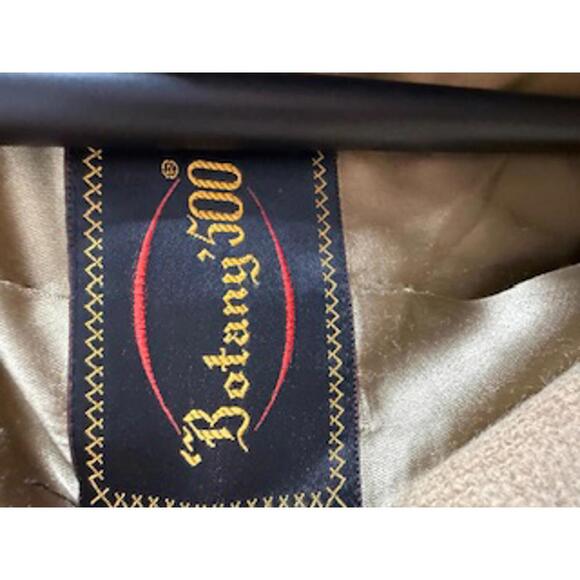 Classic Beige Botany 500 Men's Wool Blazer Coat Size 44 Long - Picture 3 of 6